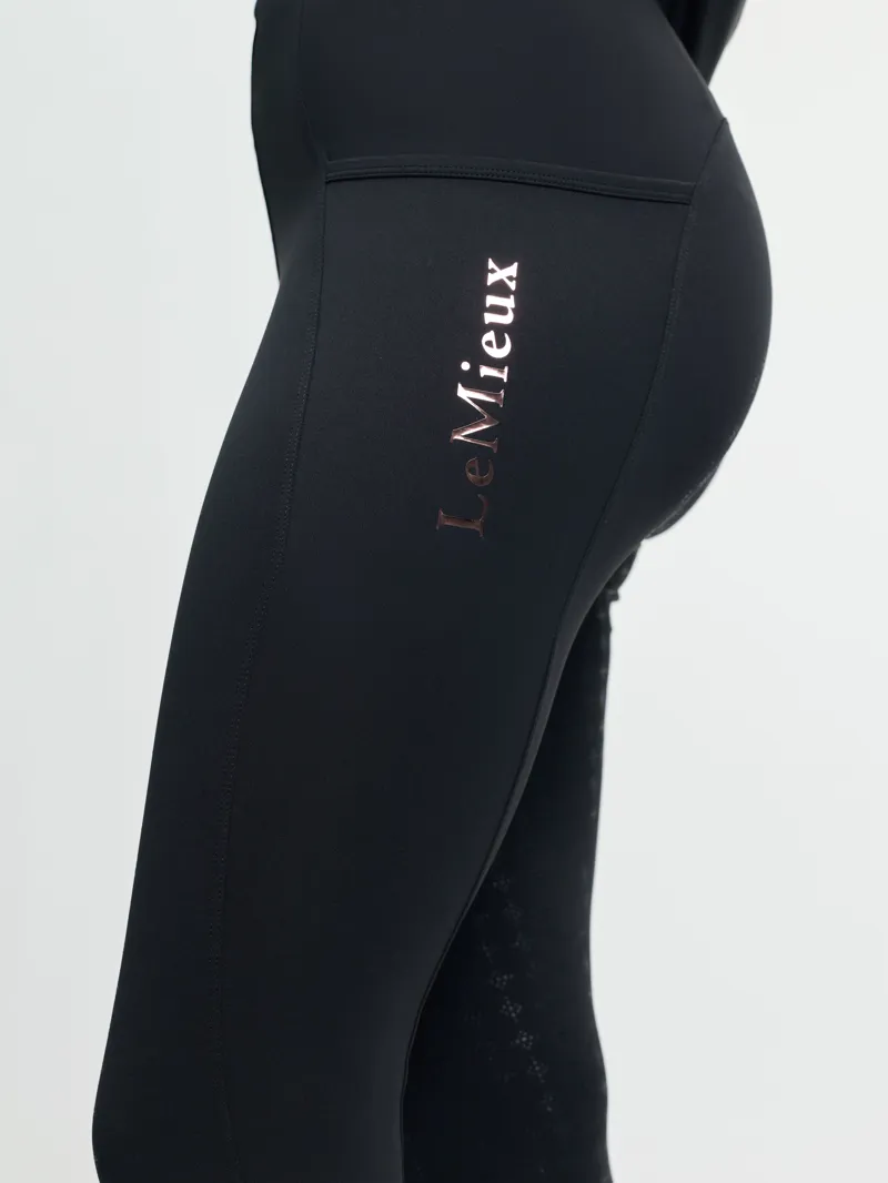 LeMieux Young Rider Sparkle Orla Pull On - Black-1