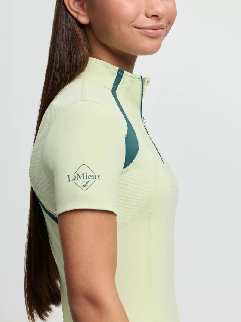 LeMieux Young Rider Mia Mesh Base Layer - Macaron-2