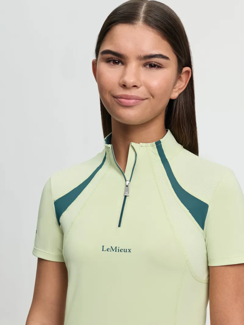 LeMieux Young Rider Mia Mesh Base Layer - Macaron-3