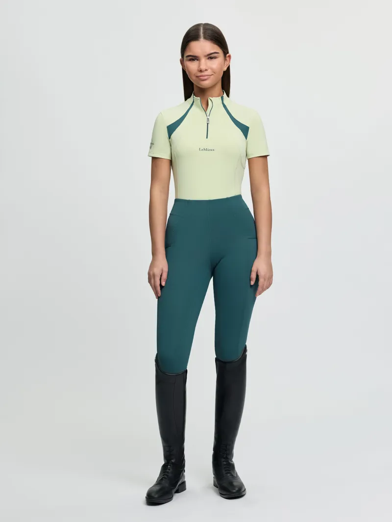 LeMieux Young Rider Mia Mesh Base Layer - Macaron-5