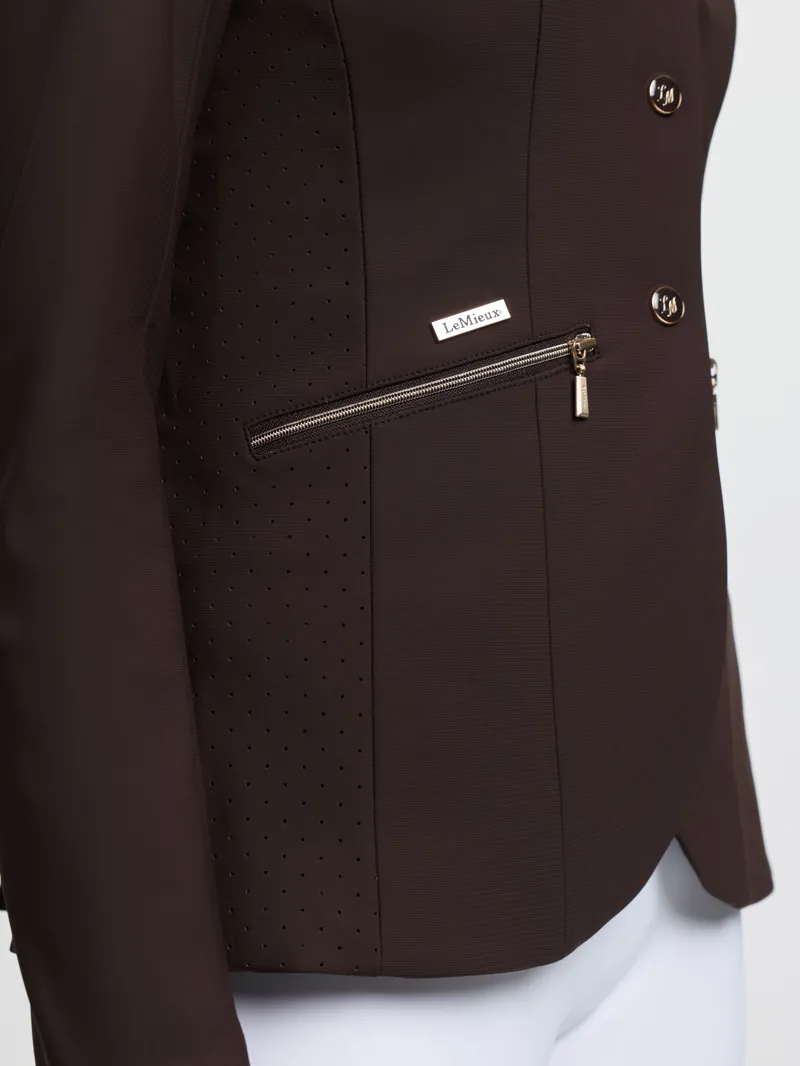 LeMieux Brilliance Junior Pro Show Jacket - Espresso-3