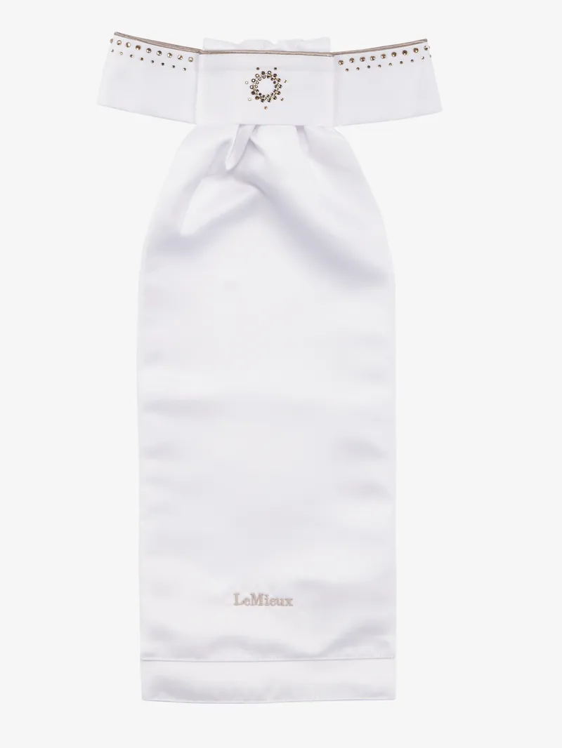 LeMieux Brilliance Stock - White/Espresso