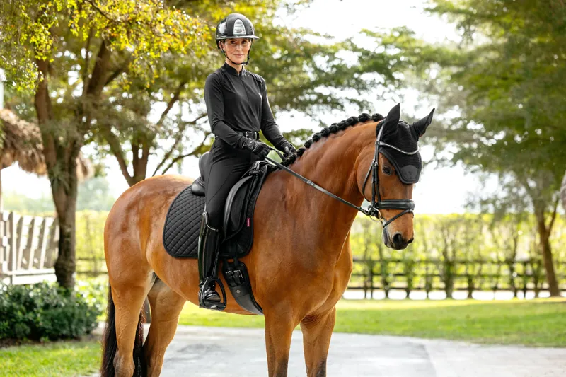 LeMieux Brilliance Dressage Square - Black Large