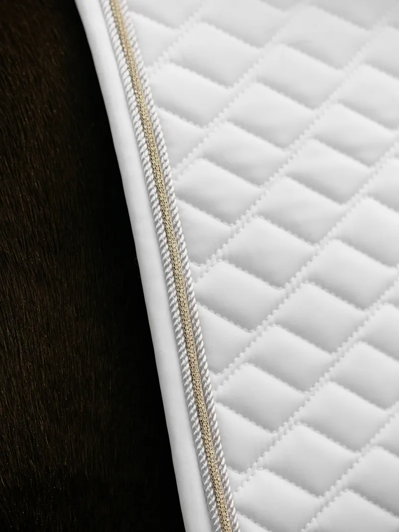 LeMieux Brilliance Dressage Square - White Large-3
