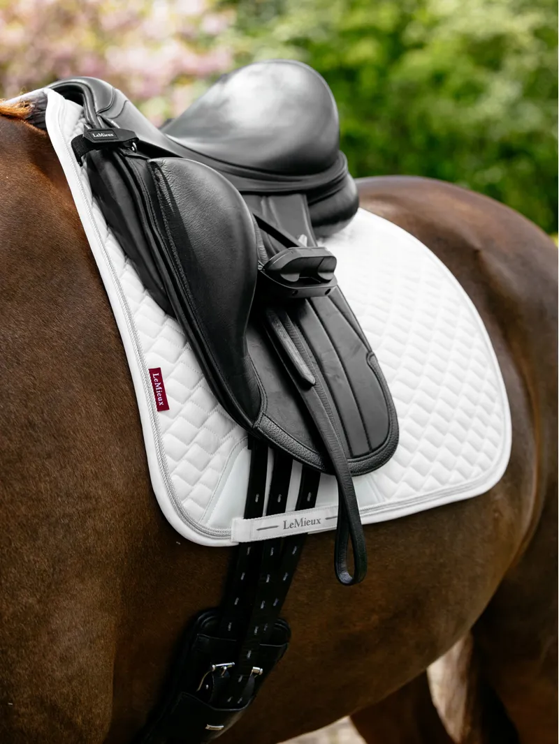 LeMieux Brilliance Dressage Square - White Large