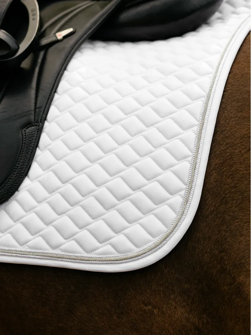LeMieux Brilliance Dressage Square - White Large-1