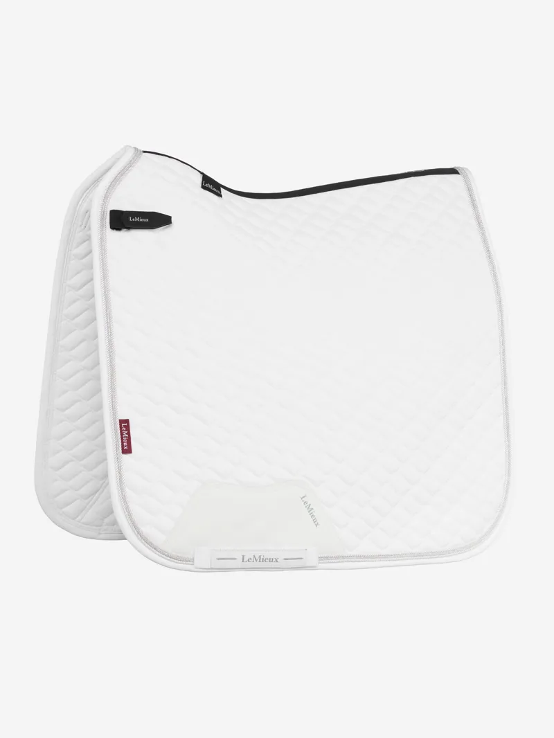 LeMieux Brilliance Dressage Square - White Large-4