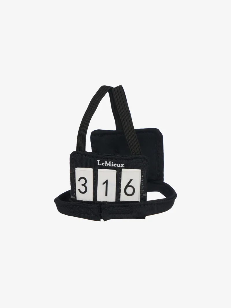 LeMieux Toy Rider Body Protector and Number Bib Black-1