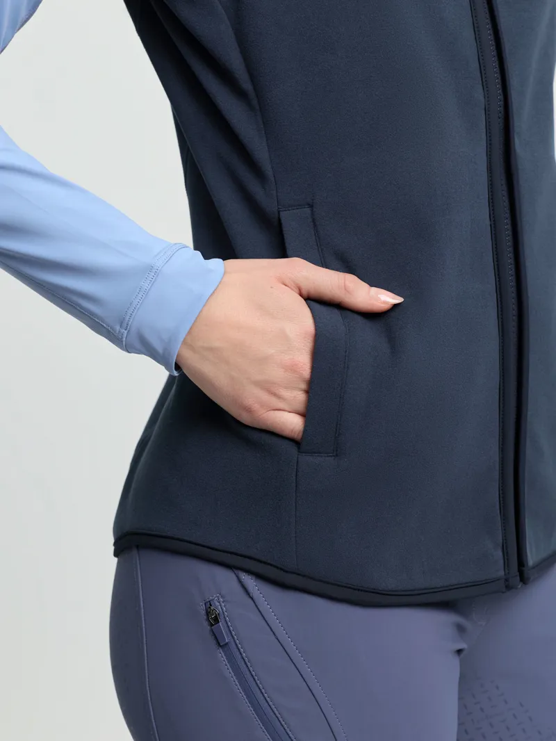 LeMieux Roberta Fleece Gilet - Navy-3