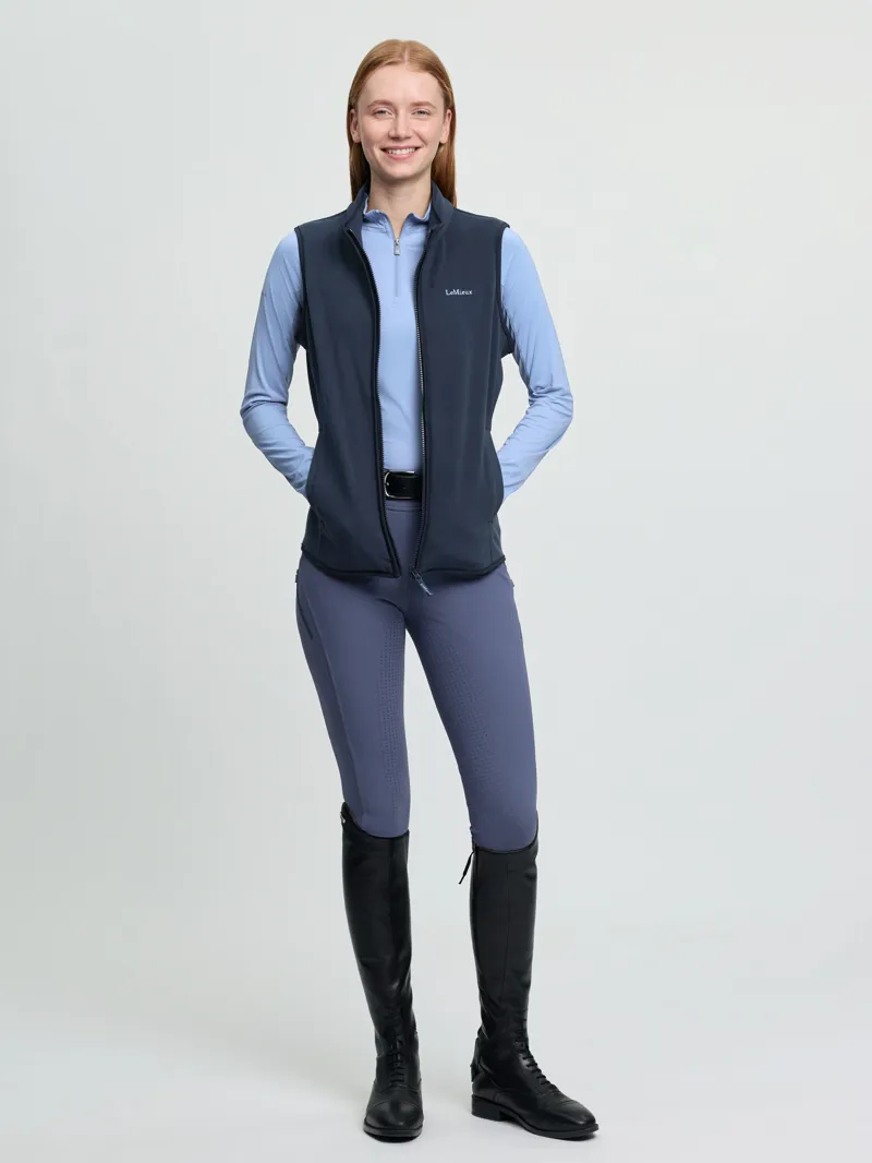 LeMieux Roberta Fleece Gilet - Navy-4