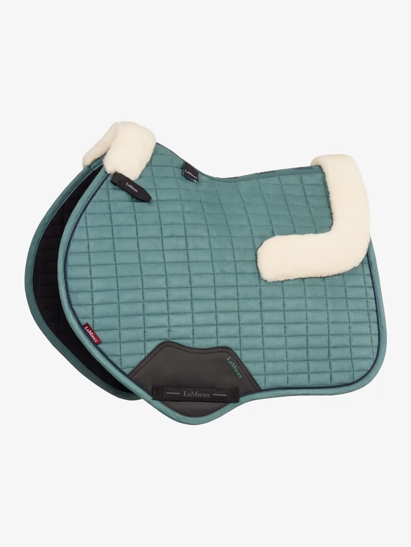 LeMieux Merino+ Suede Classic Close Contact Square - Aloe