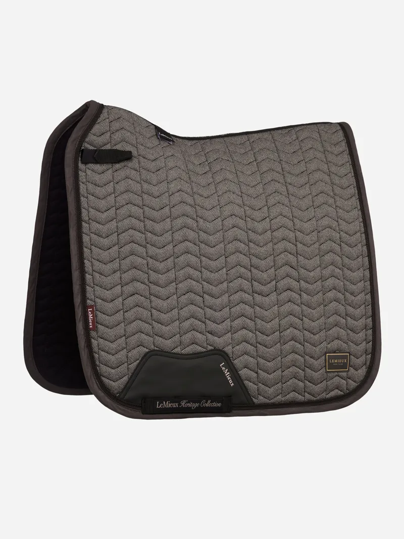 LeMieux Heritage Herringbone Dressage Square - Cocoa