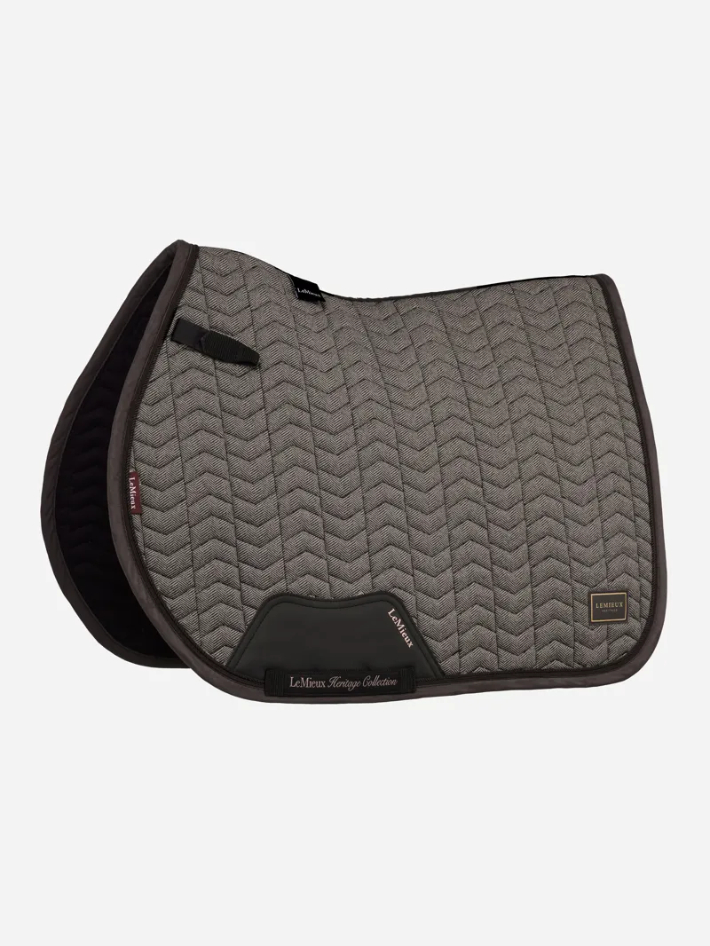LeMieux Heritage Herringbone Jump Square - Cocoa
