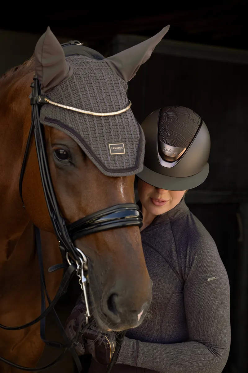 LeMieux Heritage Fly Hood - Cocoa-1