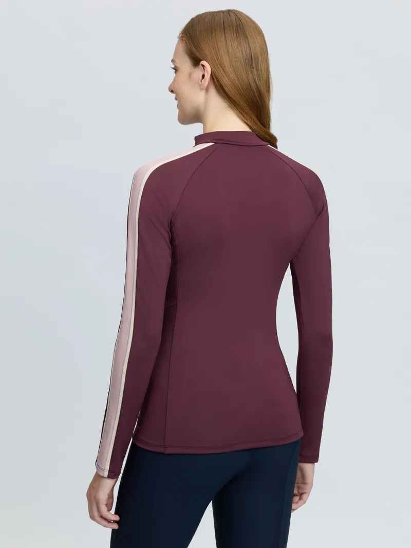 LeMieux Talia Turtle Neck Base Layer Bramble-1