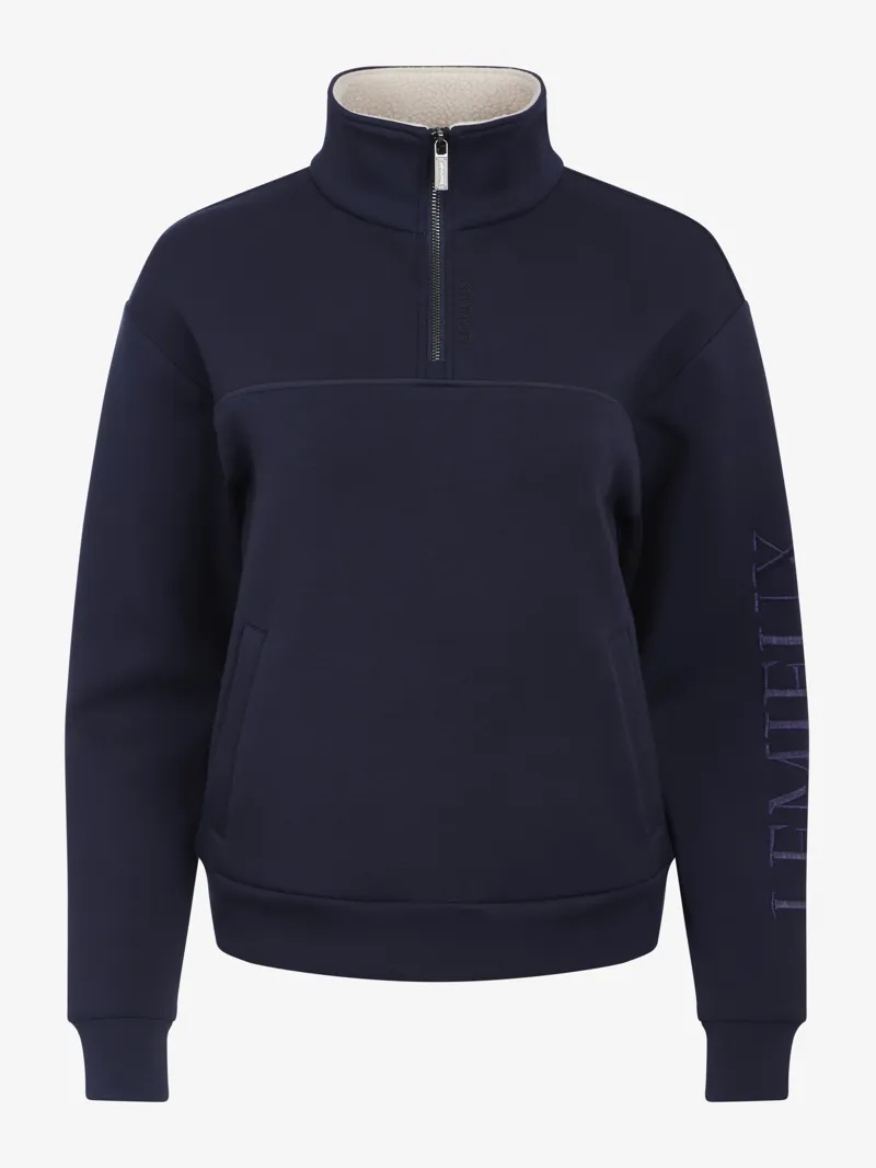 LeMieux Scarlet Quarter Zip Sweat Navy