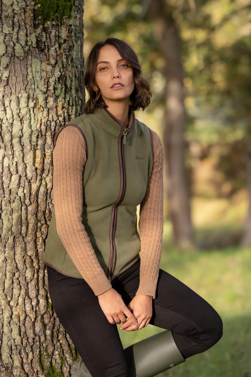 LeMieux Frankie Fleece Gilet Willow Green-5