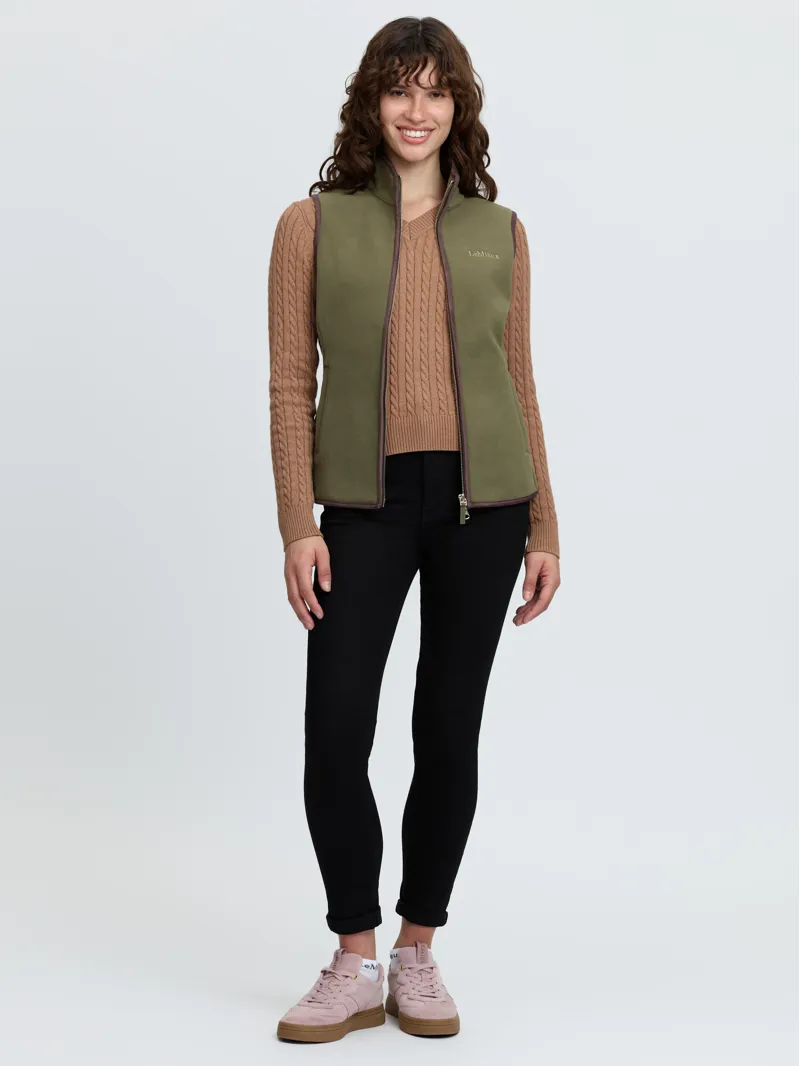 LeMieux Frankie Fleece Gilet Willow Green-4