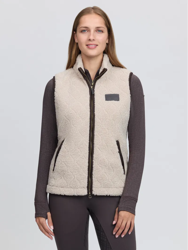 LeMieux Heritage Borg Gilet - Stone