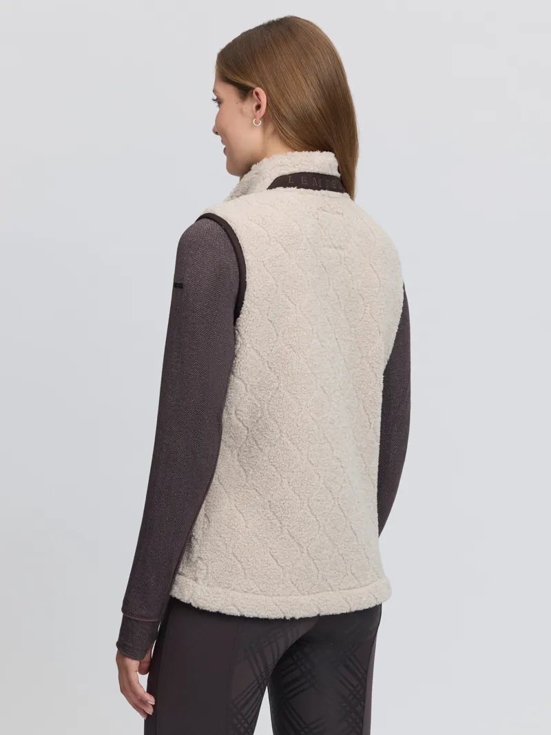 LeMieux Heritage Borg Gilet - Stone-1