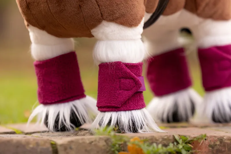 LeMieux Toy Pony Bandages - Blackberry-1