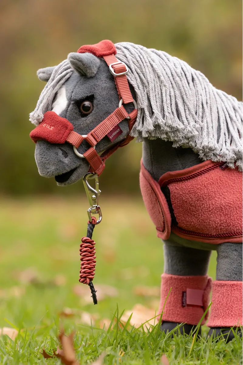 LeMieux Toy Pony Vogue Headcollar and Leadrope - Spiced Earth-1