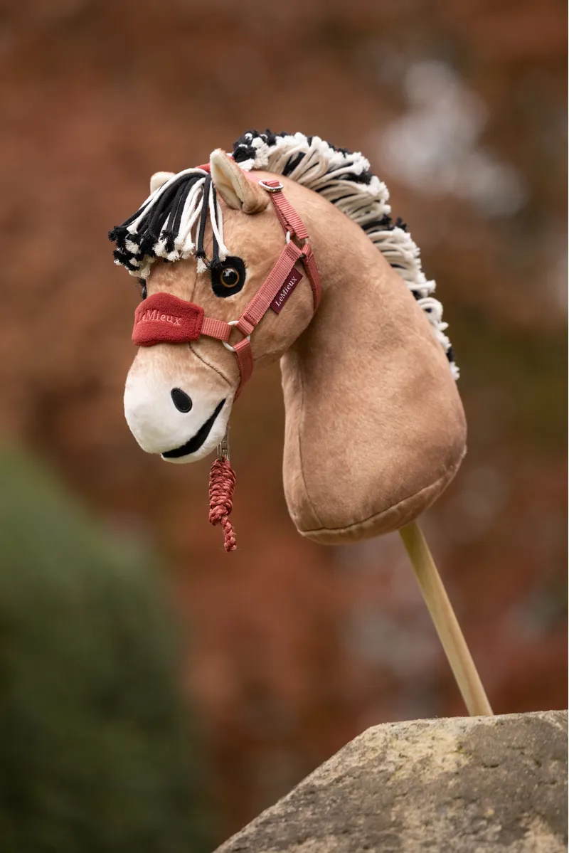 LeMieux Hobby Horse Vogue Headcollar and Leadrope Spiced Earth-1
