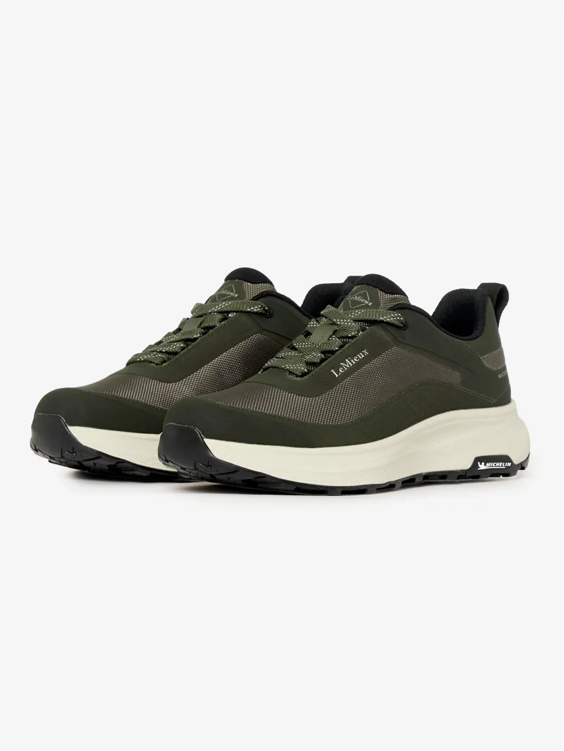 LeMieux Kanta Waterproof Trainer - Olive-1