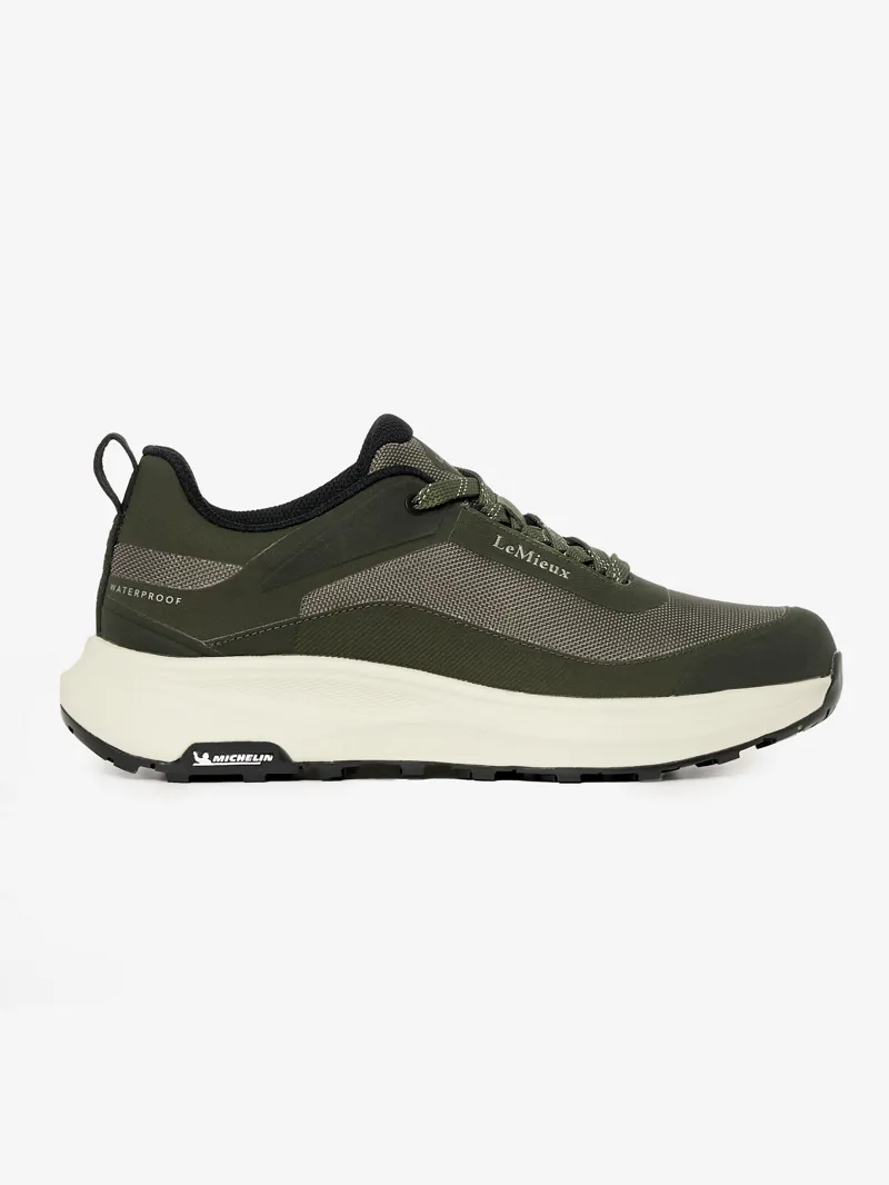 LeMieux Kanta Waterproof Trainer - Olive-3