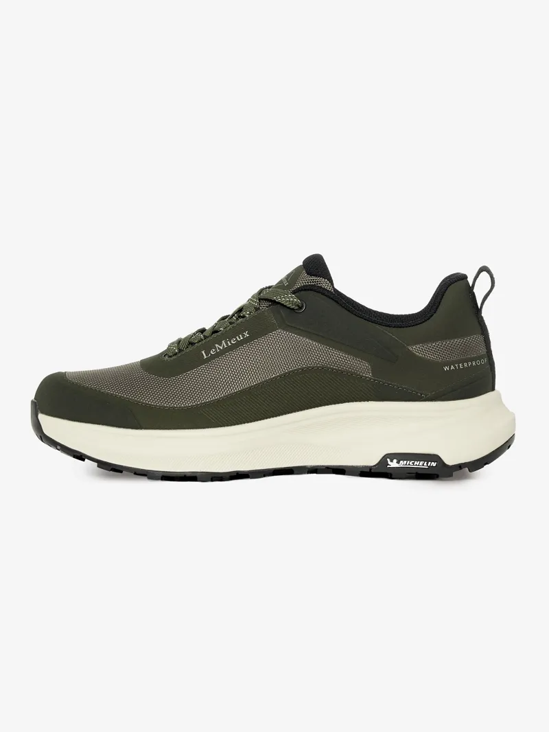LeMieux Kanta Waterproof Trainer - Olive-4