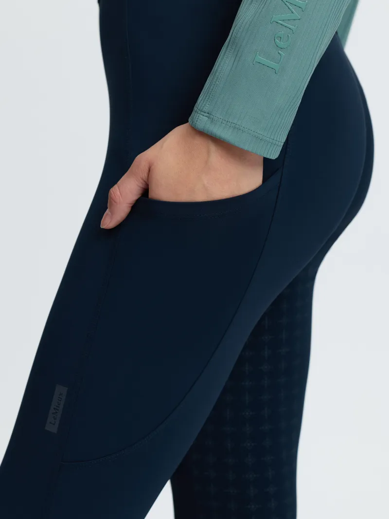 LeMieux Becca Half Seat Breeches Navy-4