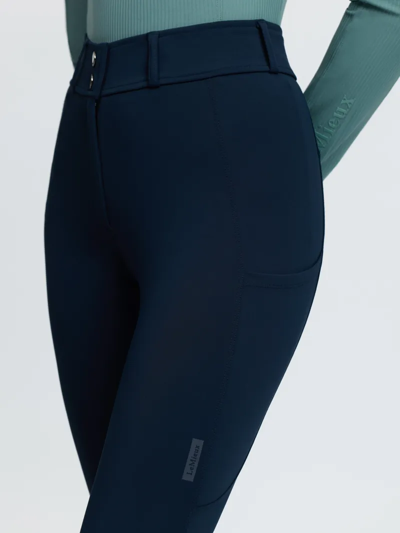 LeMieux Becca Half Seat Breeches Navy-5