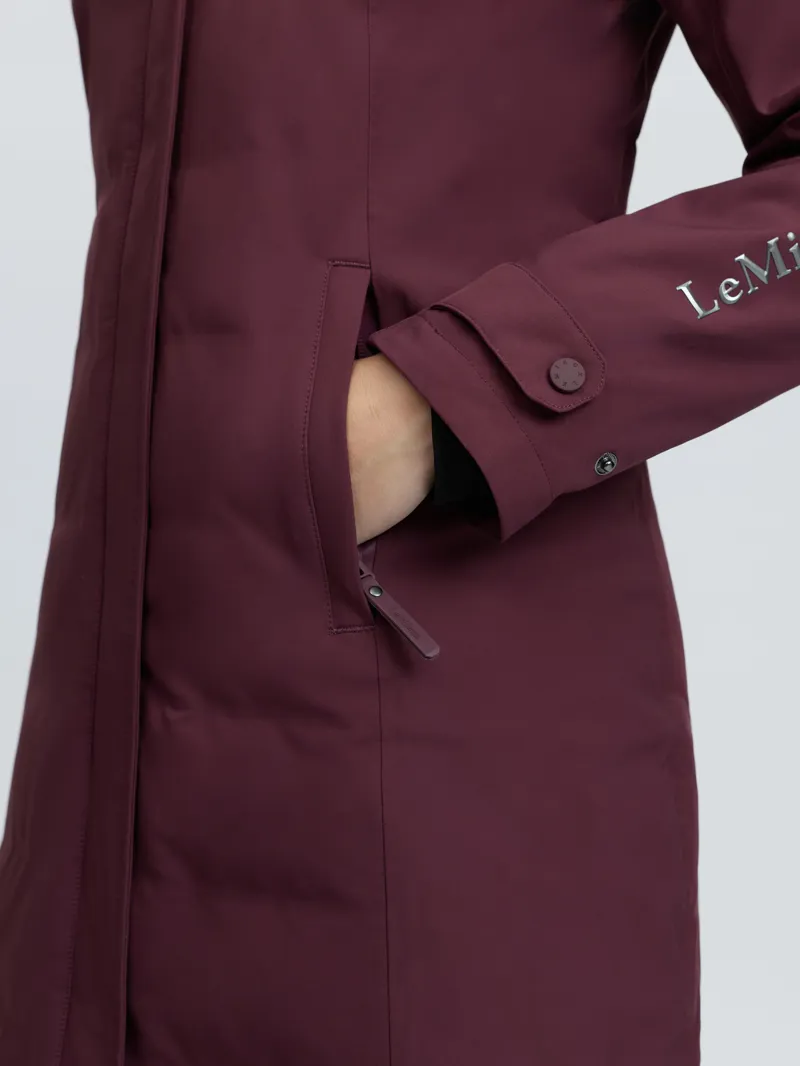 LeMieux Erin Waterproof Padded Coat Bramble-5