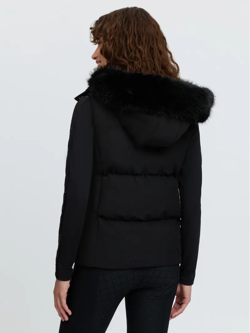 LeMieux Margot Hooded Gilet Black-1