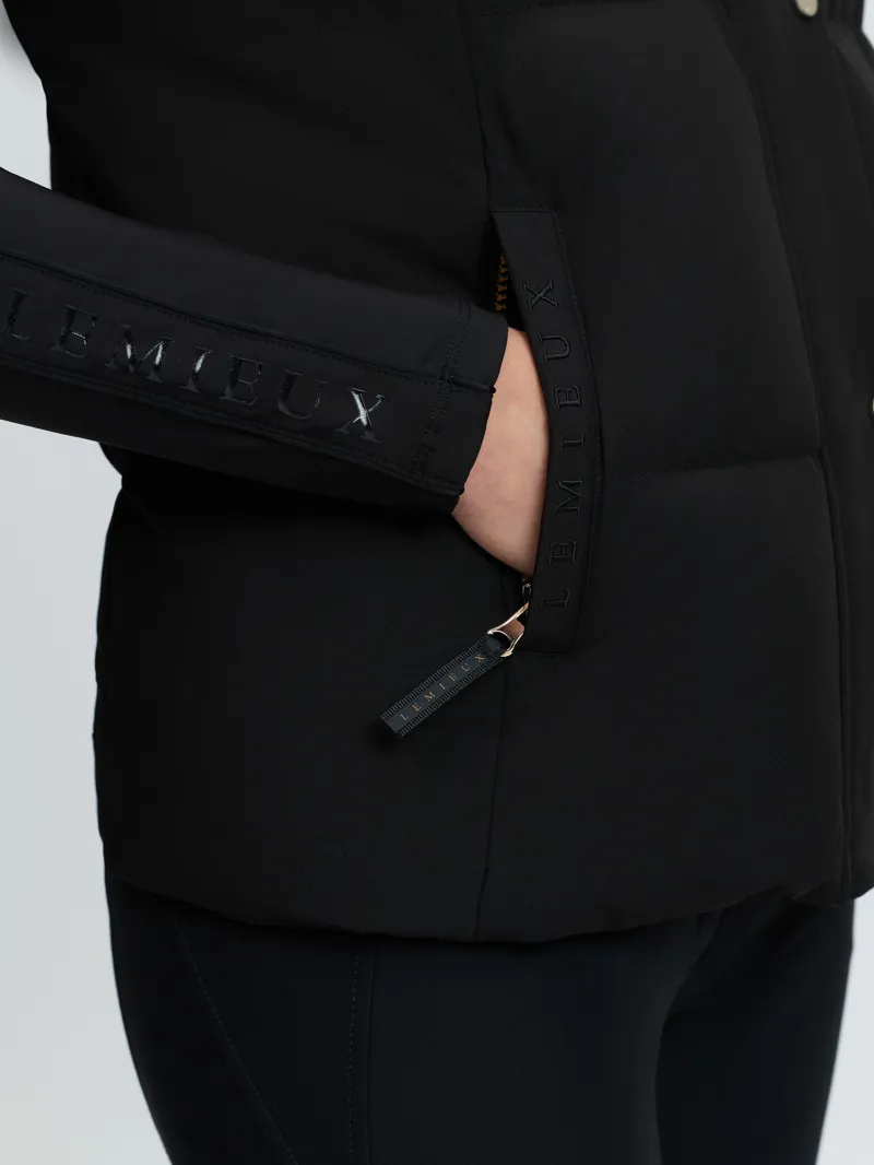 LeMieux Margot Hooded Gilet Black-7