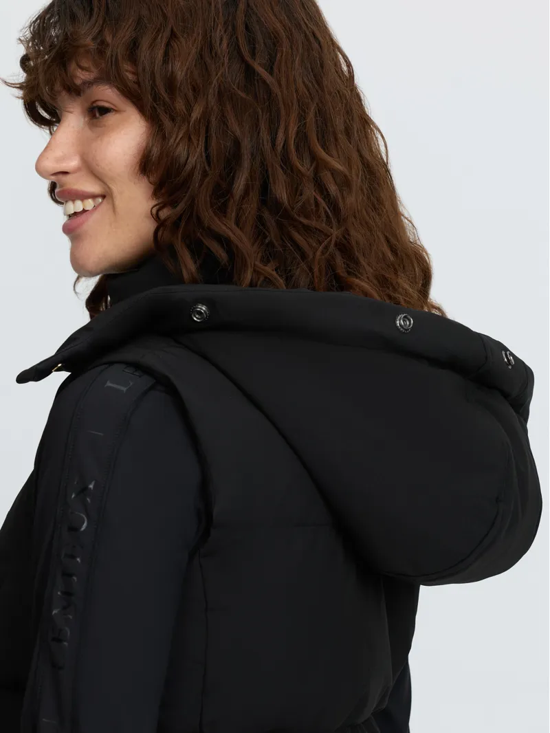 LeMieux Margot Hooded Gilet Black-4