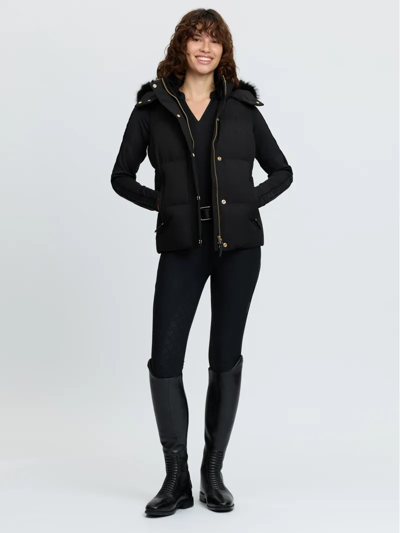 LeMieux Margot Hooded Gilet Black-8