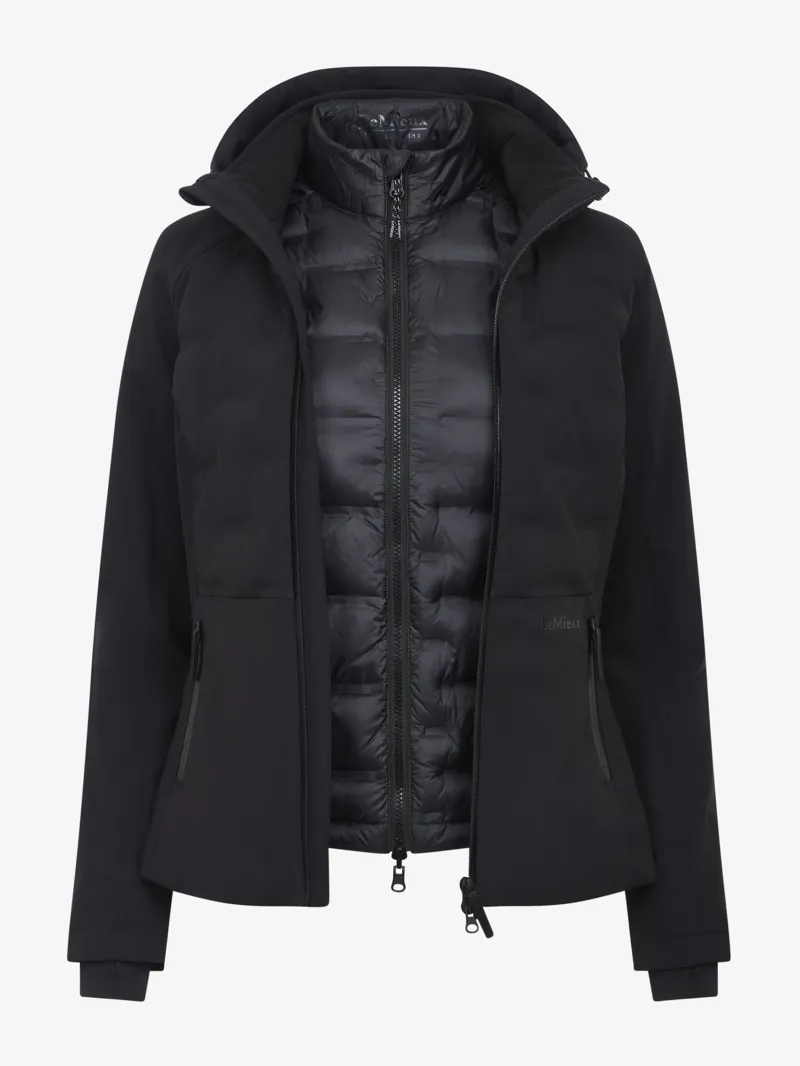 LeMieux Brooke 3 in 1 Waterproof Hybrid Jacket Black-11