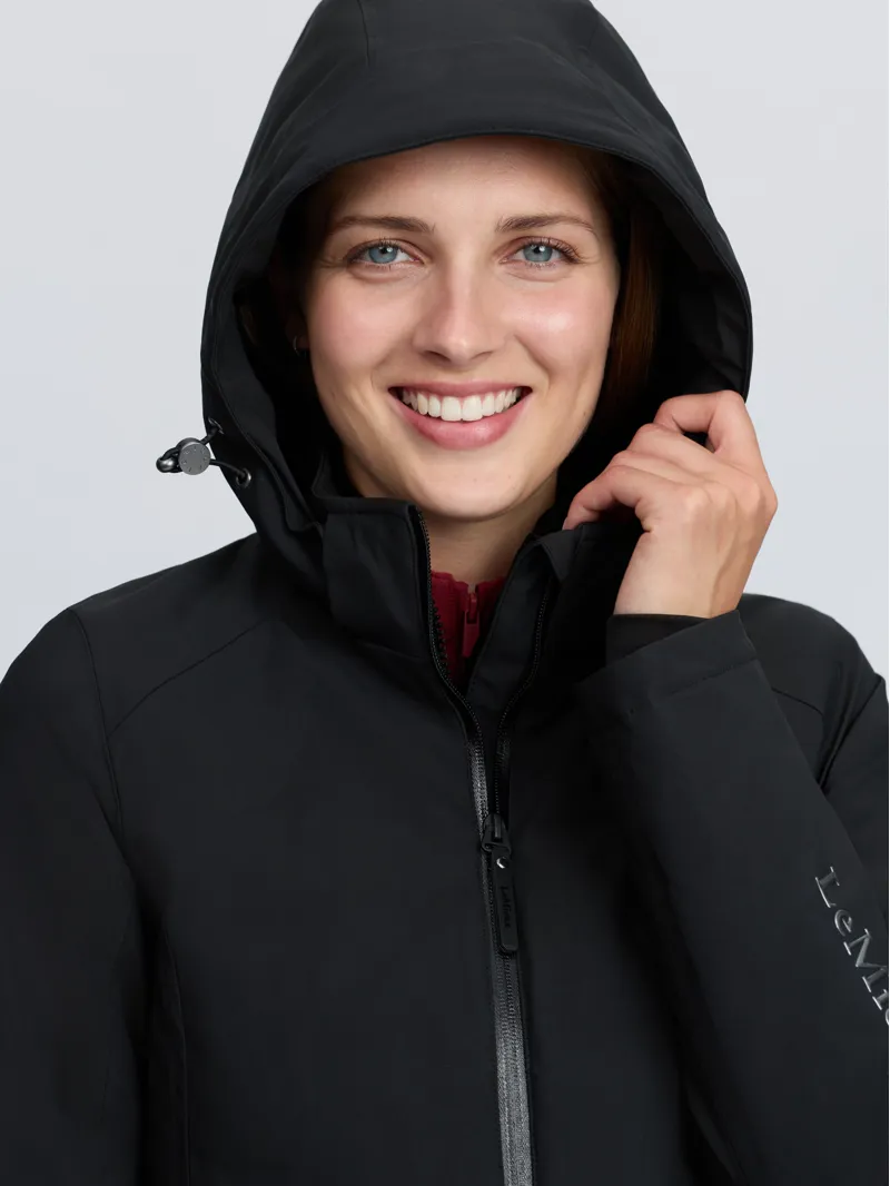 LeMieux Brooke 3 in 1 Waterproof Hybrid Jacket Black-4