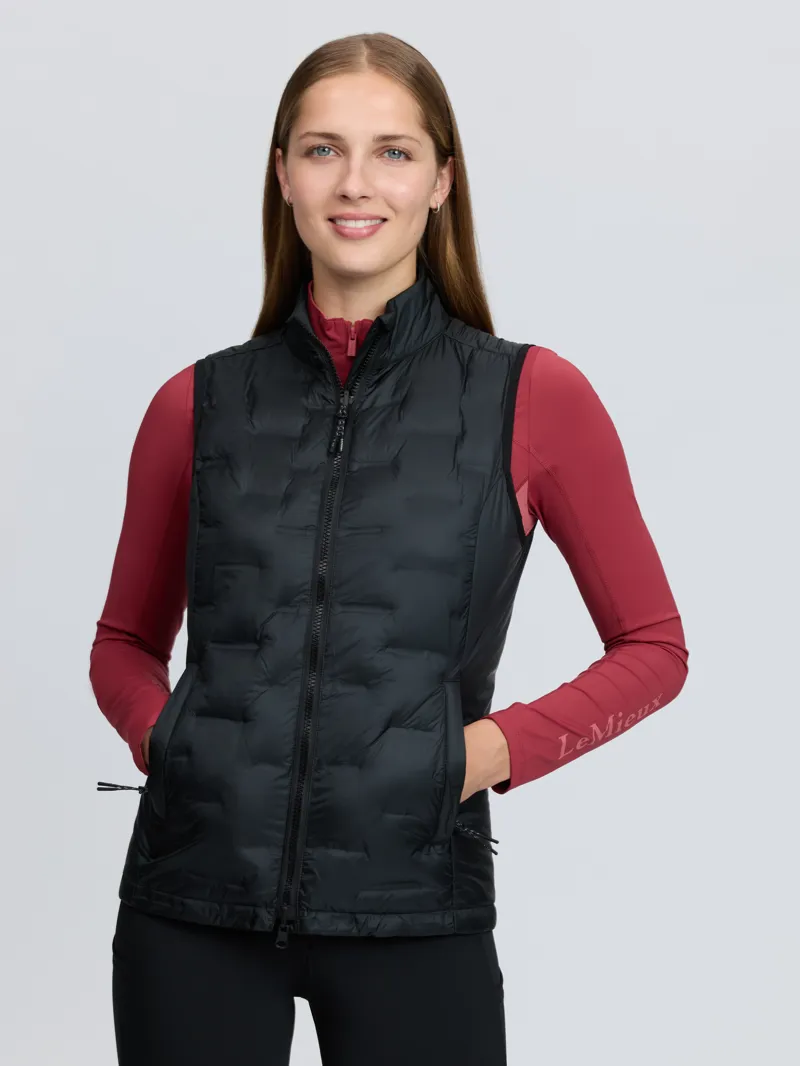 LeMieux Brooke 3 in 1 Waterproof Hybrid Jacket Black-2