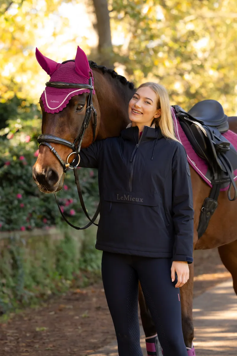 LeMieux Phoebe Half Zip Waterproof Anorak Navy-8