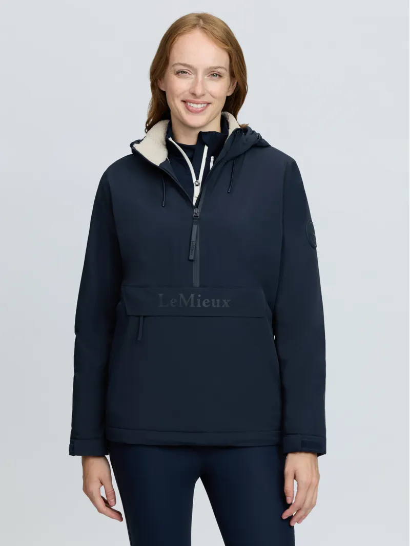 LeMieux Phoebe Half Zip Waterproof Anorak Navy