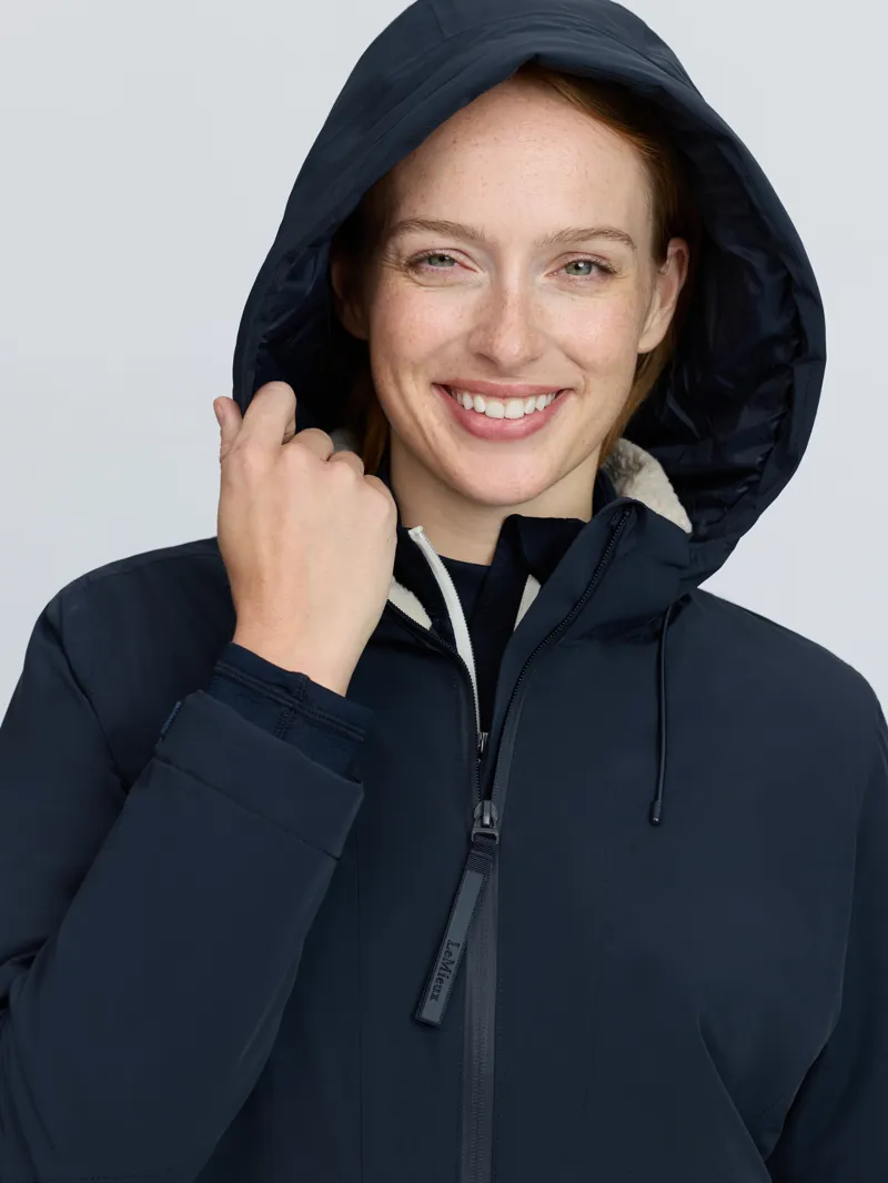 LeMieux Phoebe Half Zip Waterproof Anorak Navy-3