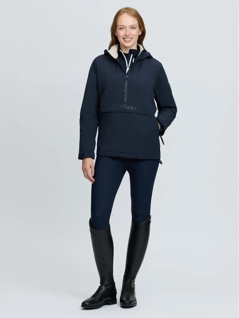 LeMieux Phoebe Half Zip Waterproof Anorak Navy-7