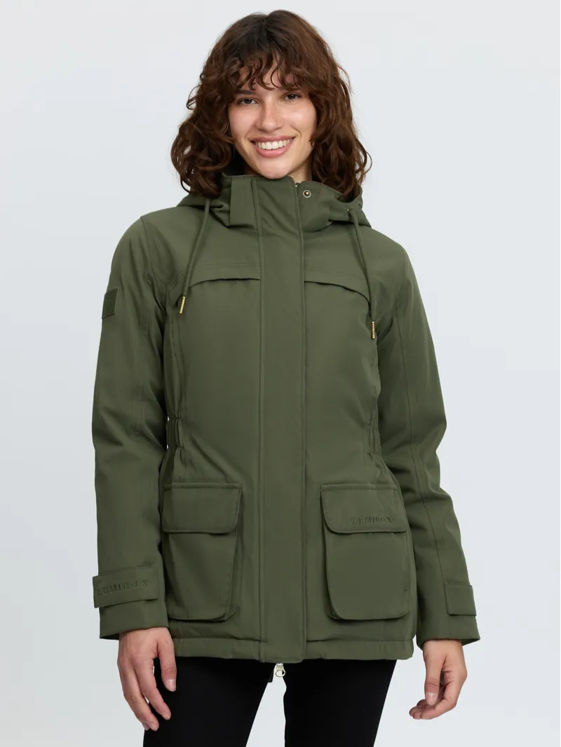 LeMieux Heritage Beatrice Waterproof Coat - Olive-1