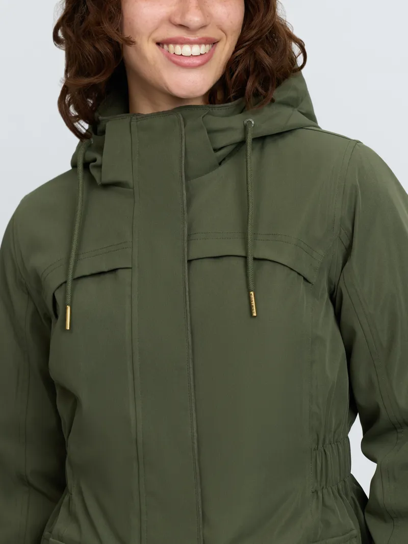 LeMieux Heritage Beatrice Waterproof Coat - Olive-5