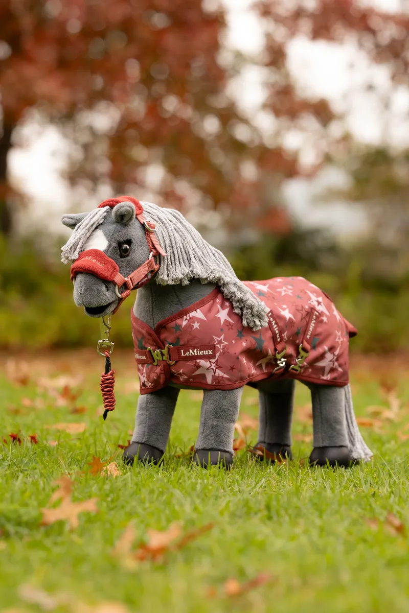 LeMieux Toy Pony Printed Turnout Rug - Spiced Earth-1