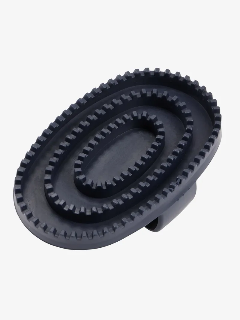 LeMieux Rubber Curry Comb - Navy