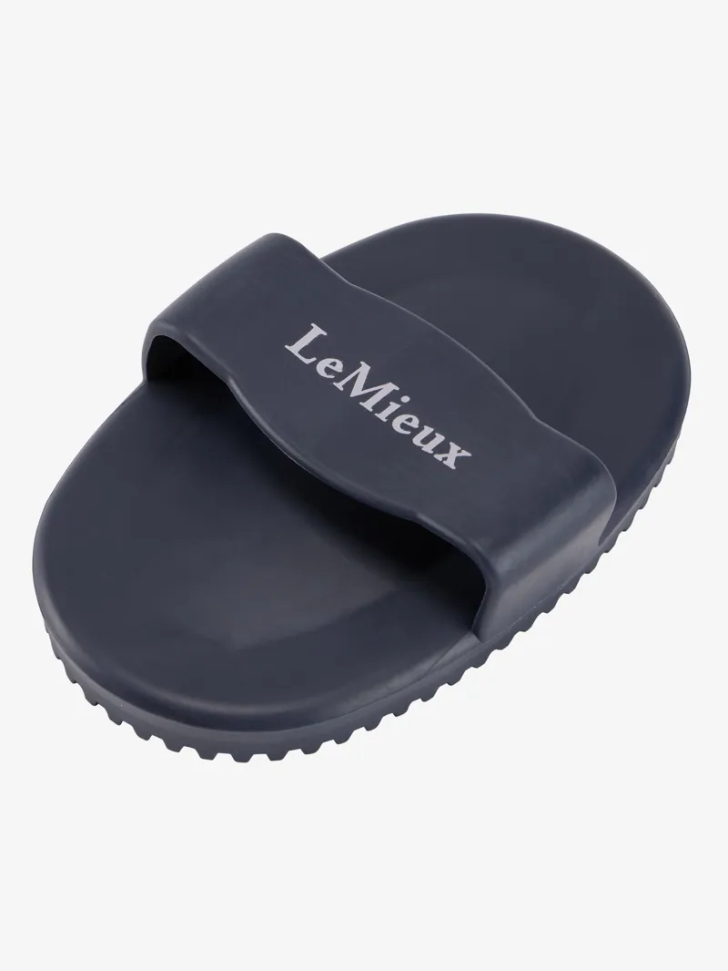 LeMieux Rubber Curry Comb - Navy-1