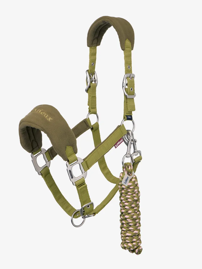 LeMieux Vogue Headcollar and Leadrope - Gooseberry